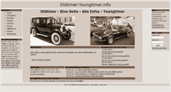 Desktop Screenshot of oldtimer-youngtimer.info
